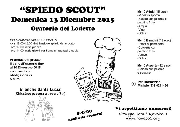 locandina spiedo scout